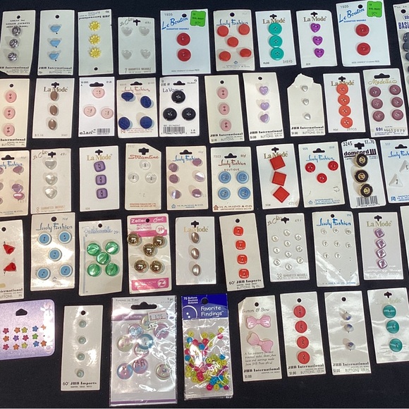 Button Collection - Multi-Color Assortment - Picture 1 of 1